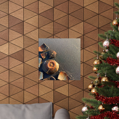 Winter Broken Pottery Gold Repair Wall Art Print | Artful Decor