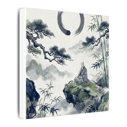 Zen Sumi-e Canvas Art