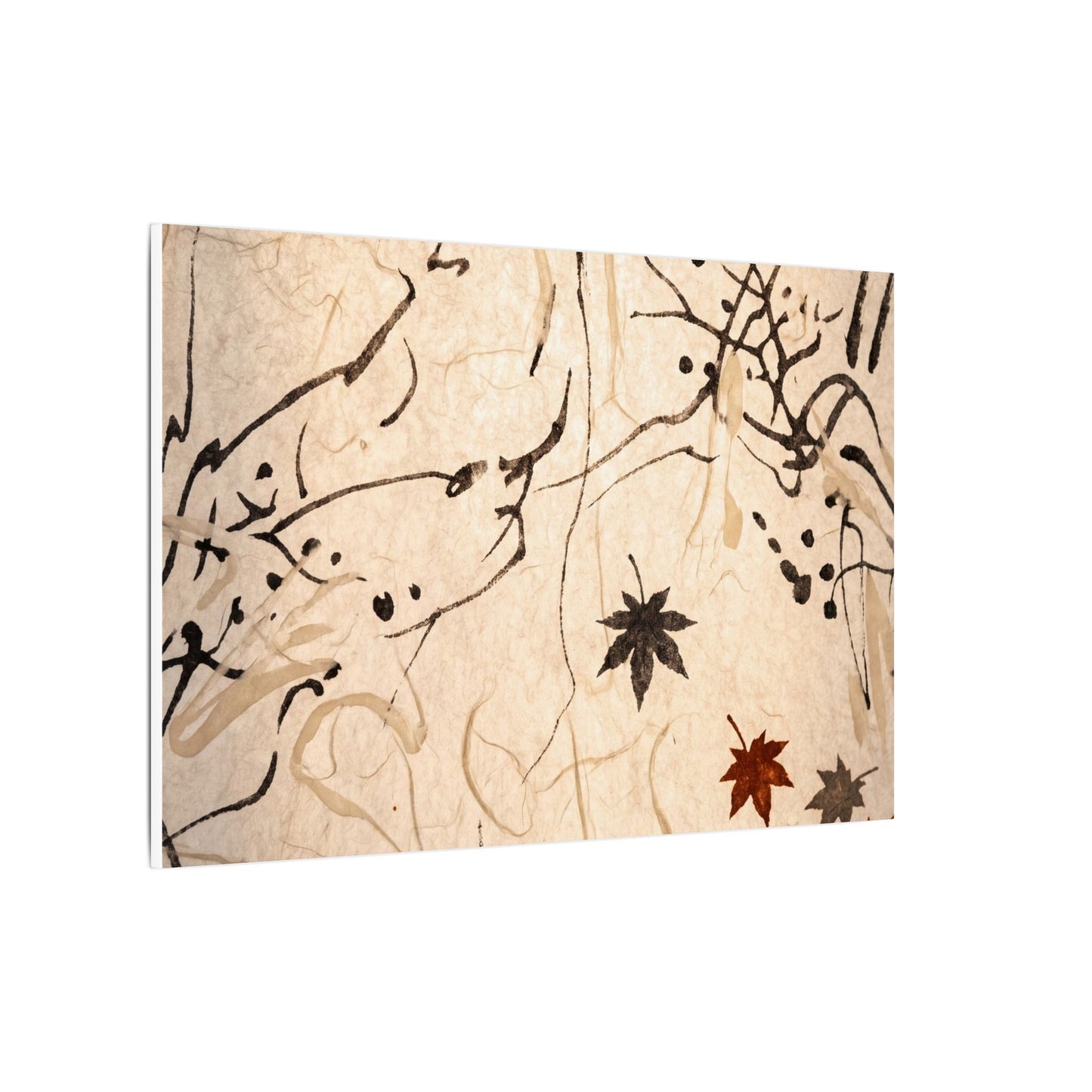 Golden Hour Shoji Screen Canvas Art - Japandi Fukinsei