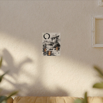 Candlelight Torii Gate Canvas Art - Zen Datsuzoku