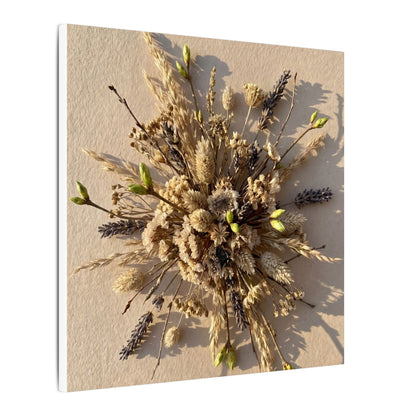 Dried Flowers Spring Canvas Art | Japandi Earthy Design