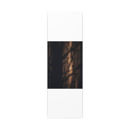 Winter Shadow Play Moody Minimal Canvas Art | Luxurious Decor