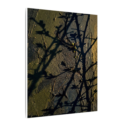 Kanso Shadow Play Canvas Art - Dark Japandi Dark Texture