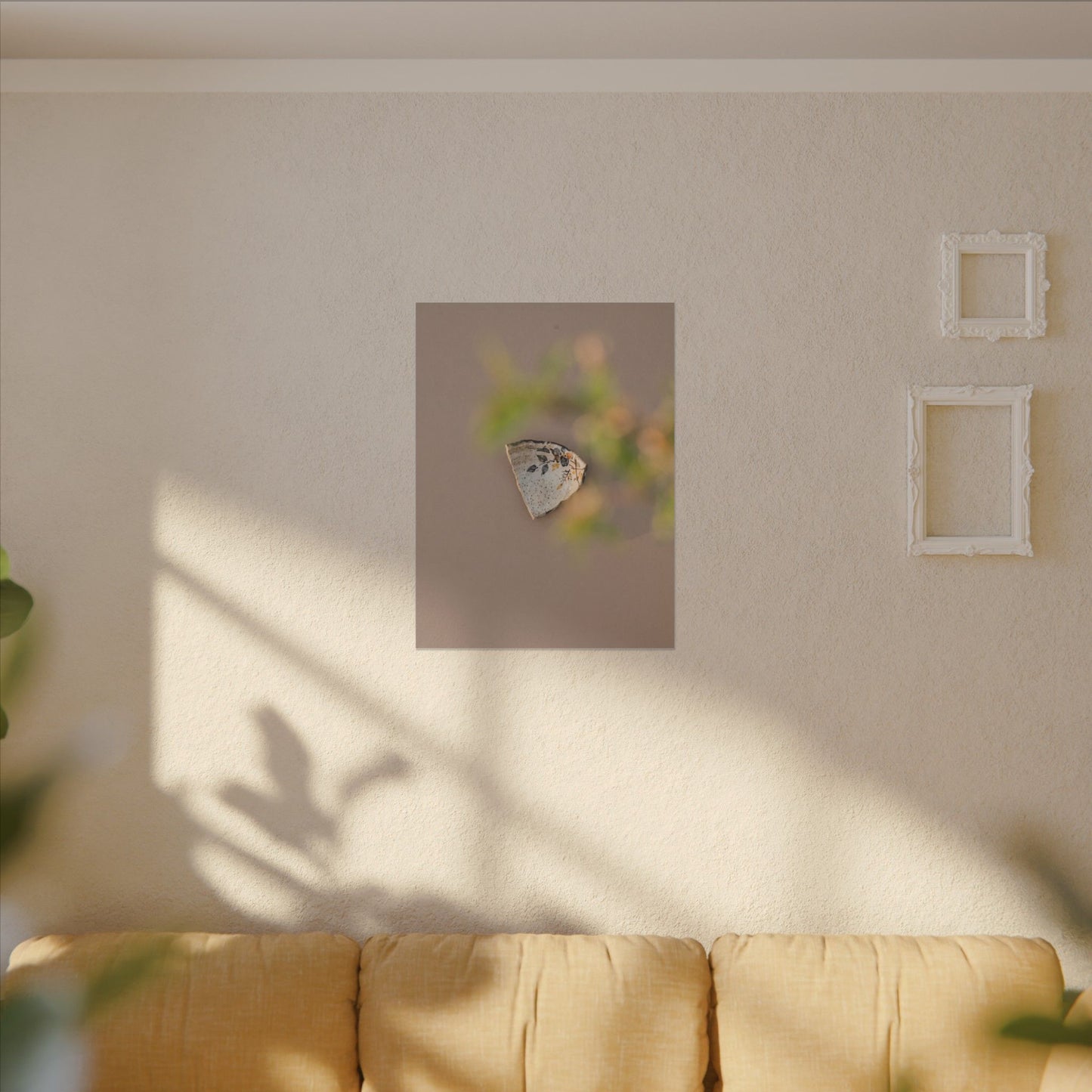 Ceramic Bowl Canvas Art | Spring Japandi Japanese Pattern Art
