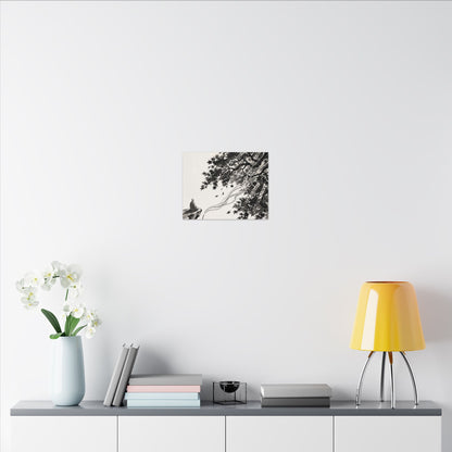 Serene Incense Smoke Canvas Art - Ukiyo E Inspired Zen