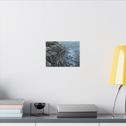 Pine Tree Spring Canvas Art | Japandi Neutral Design