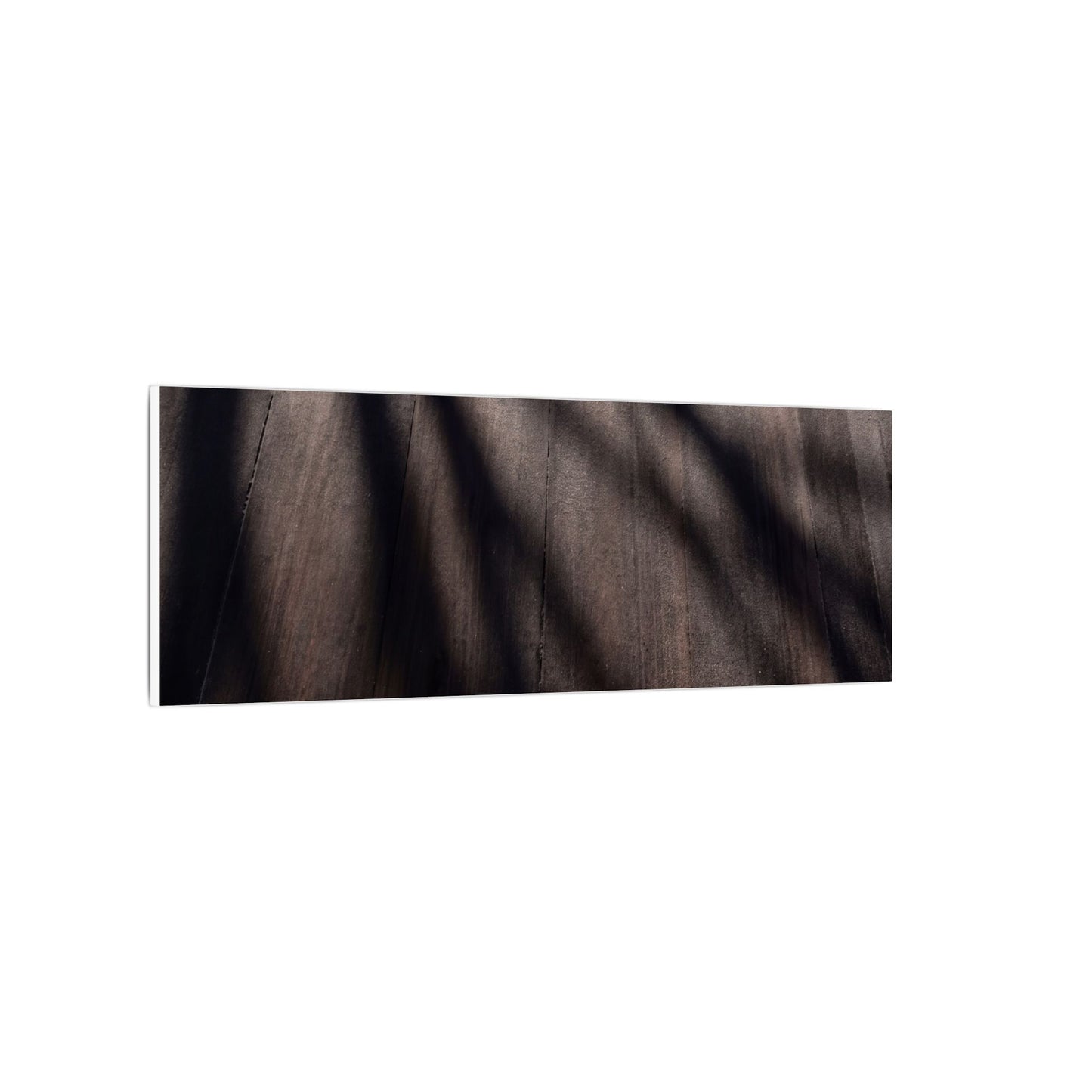 Dark Japandi Shadow Play in Dawn | Moody Minimal Canvas Art
