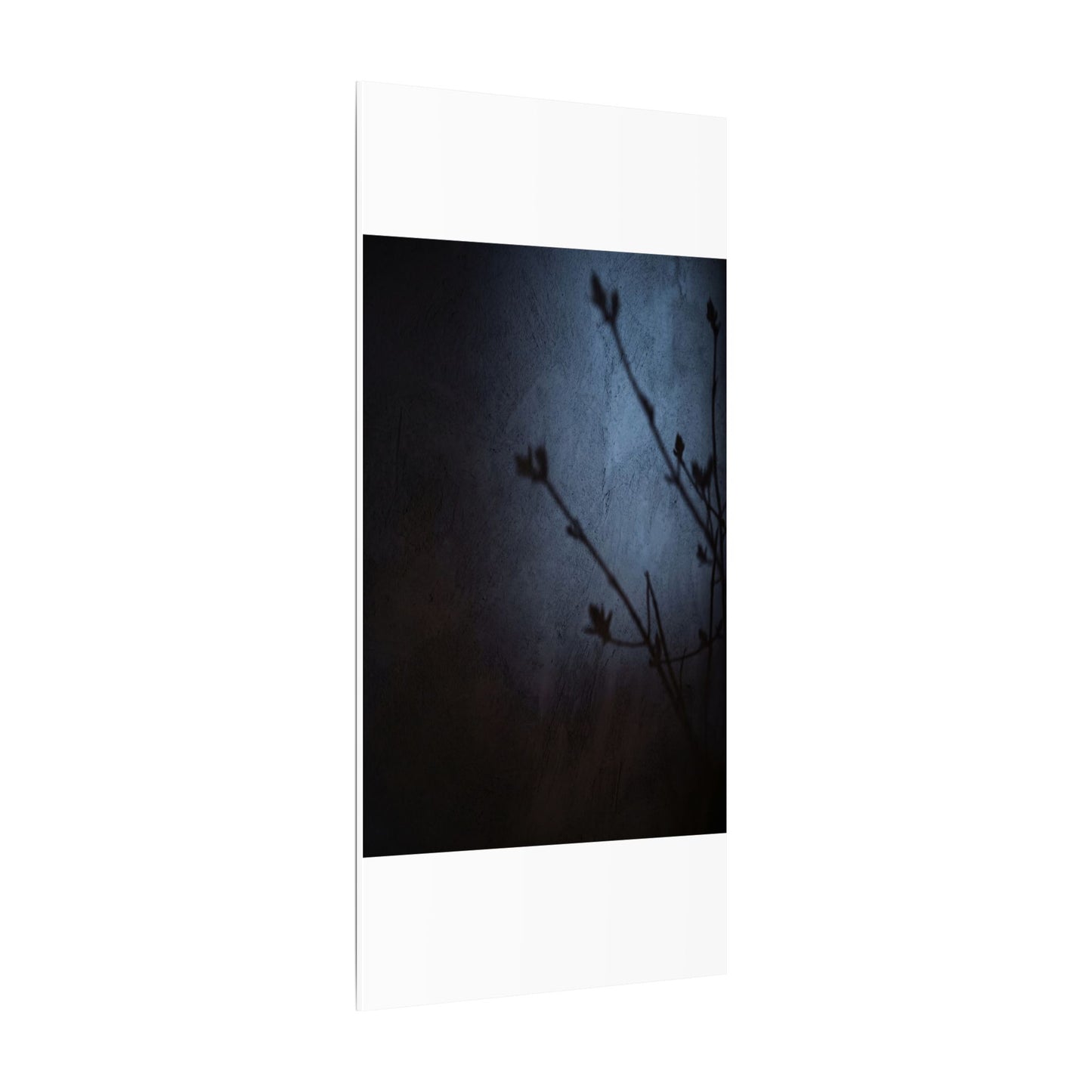 Shadow Play Canvas Art | Spring Dark Japandi Moody Minimal Art