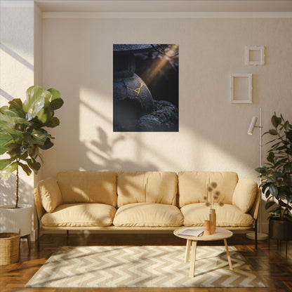 Ma Moonlit Garden Canvas Art - Kintsugi Broken Beauty