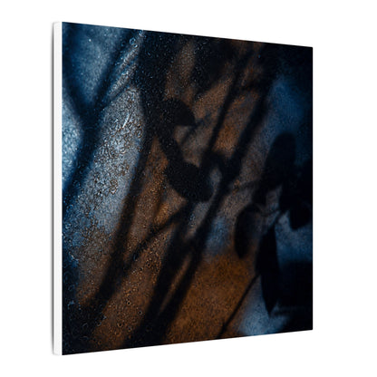 Moonlight Shadow Play Canvas Art - Dark Japandi Ma
