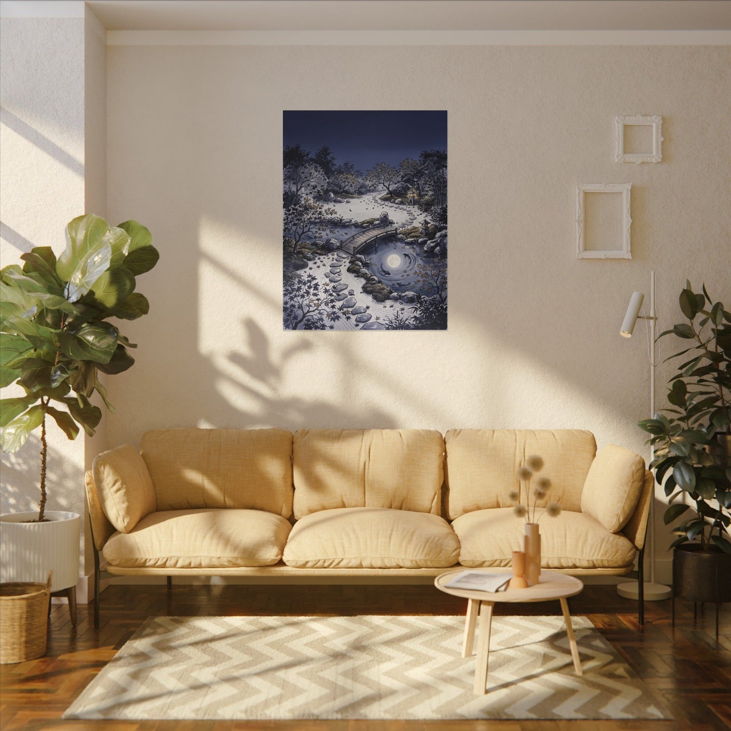 Torii Gate Enso Canvas Art | Contemplative Zen Art