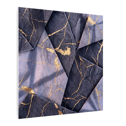 Seijaku Paper Fold Canvas Art - Kintsugi Gold Vein