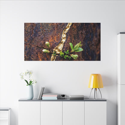 Overcast Rust Patina Canvas Art - Kintsugi Datsuzoku