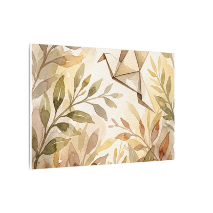 Fukinsei Paper Fold Canvas Art - Japandi Watercolor