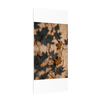 Cozy Shadow Play Canvas Art - Texture Japandi