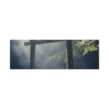 Torii Gate Canvas Art | Spring Zen Karesansui Art