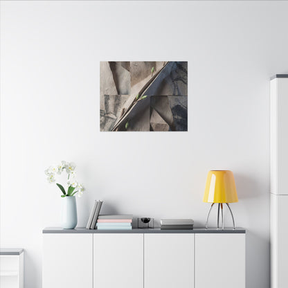 Paper Fold Canvas Art | Spring Japandi Japanese Pattern Art