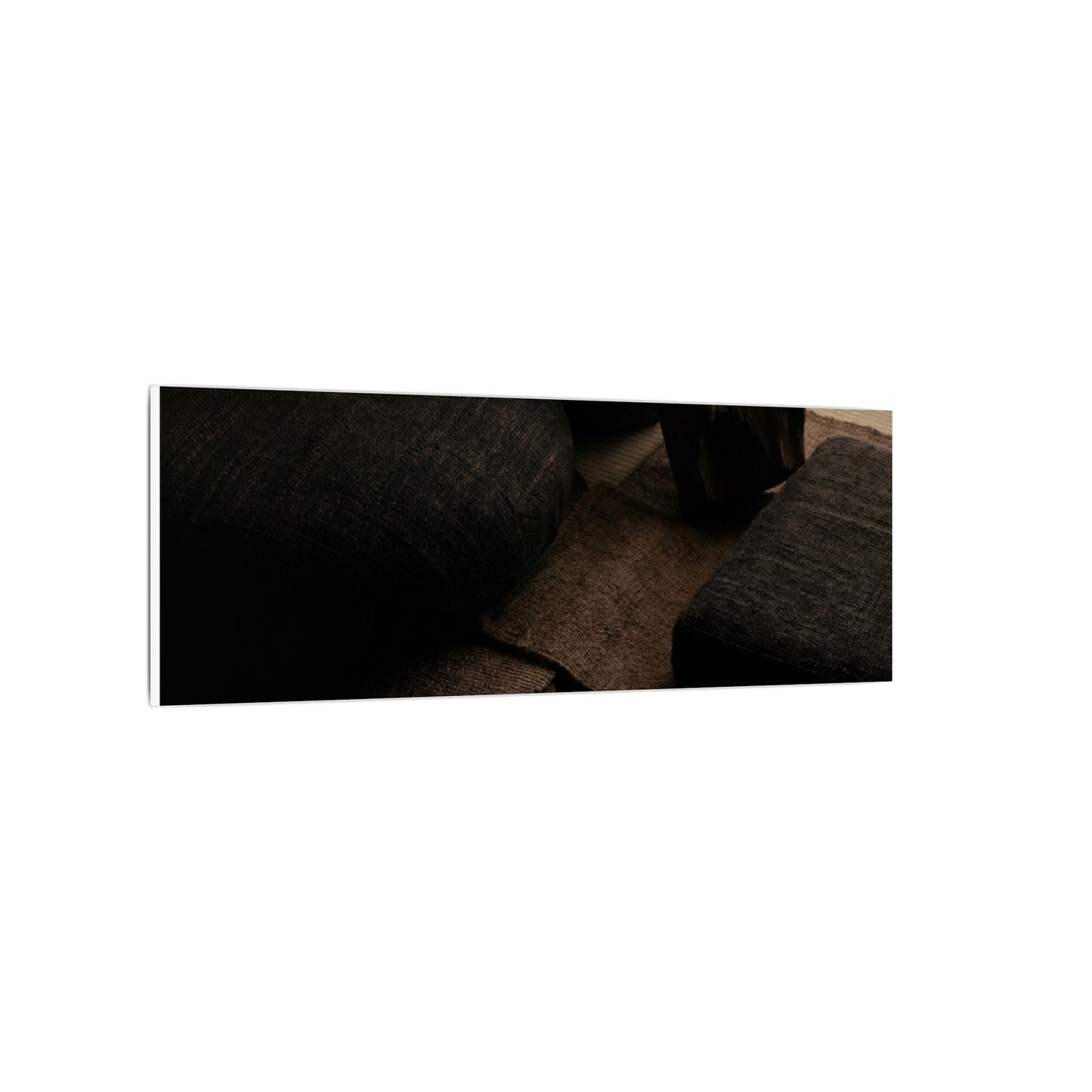 Dark Japandi Shadow Zen Canvas Art