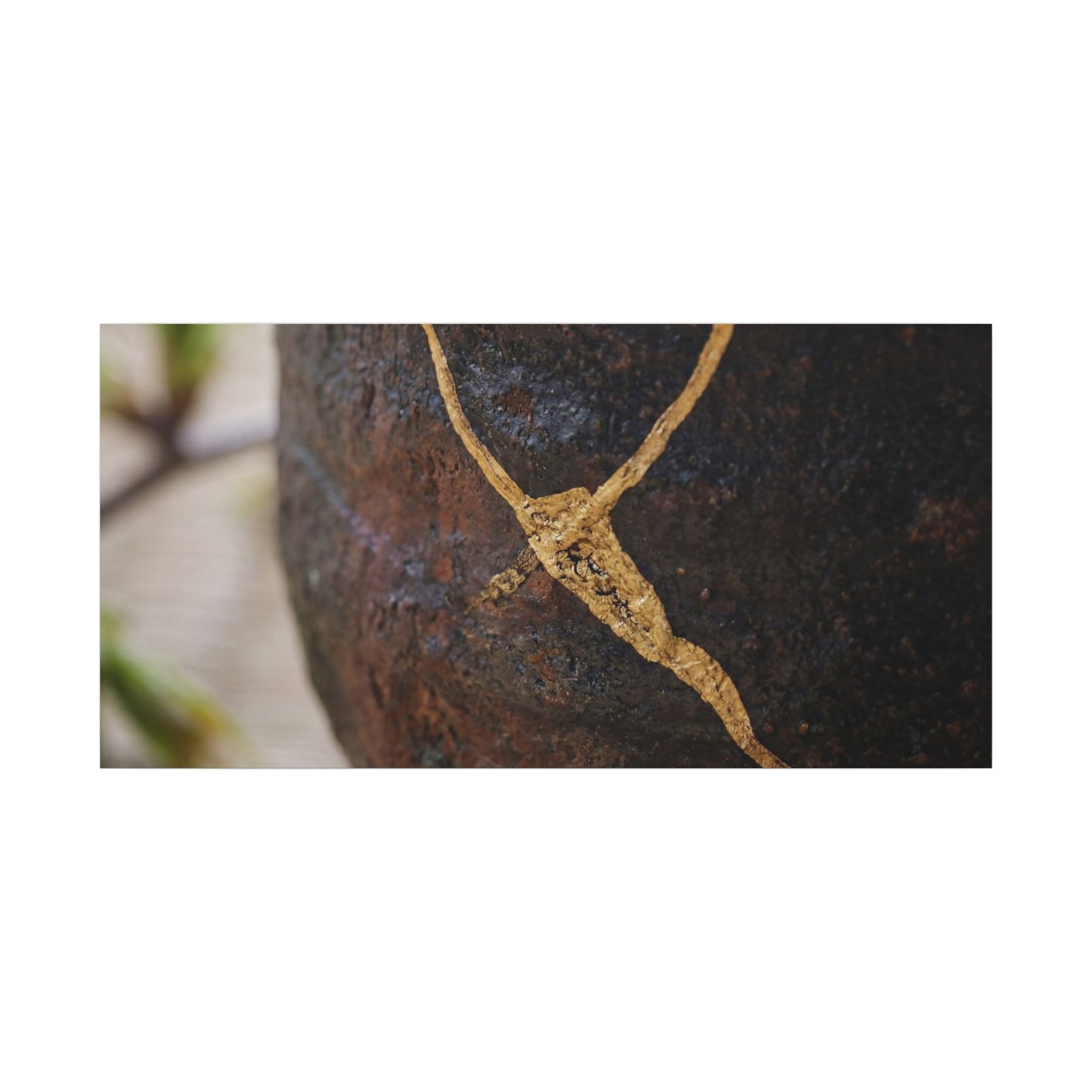 Dawn Tea Ceremony Canvas Art - Kintsugi Mono No Aware