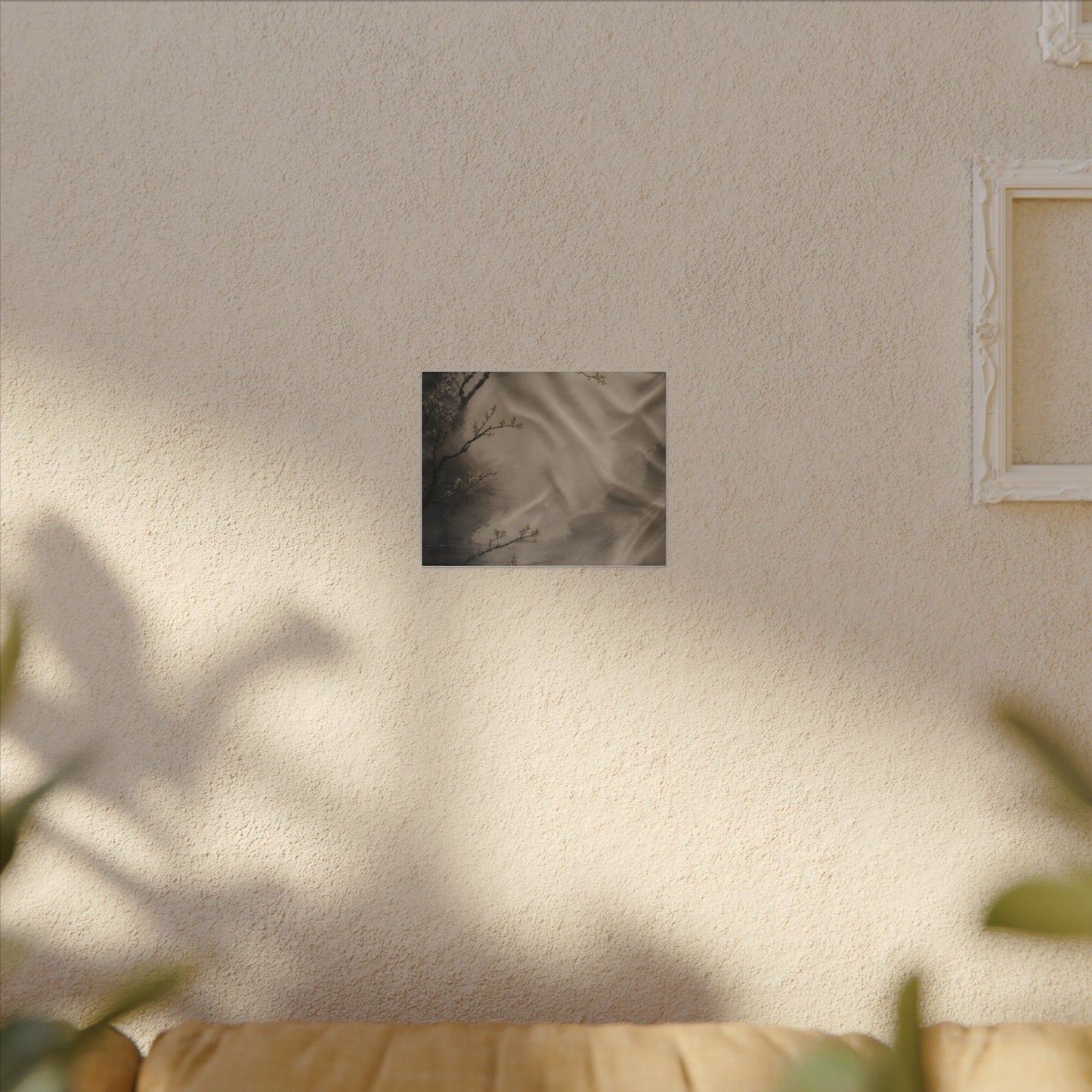 Silk Drape Canvas Art | Spring Japandi Japanese Pattern Art