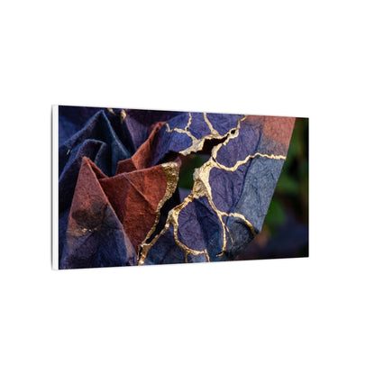 Philosophical Paper Fold Canvas Art - Gold Vein Kintsugi