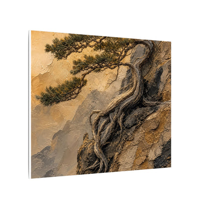 Summer Pine Tree Texture Canvas Art | Cozy Decor