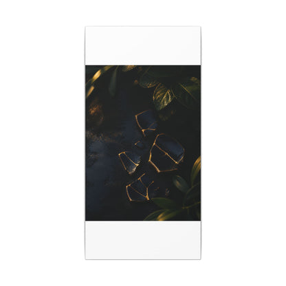 Summer Broken Pottery Moody Minimal Canvas Art | Atmospheric Decor