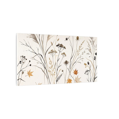 Dawn Dried Flowers Canvas Art - Japandi Kanso