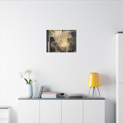 Tranquil Incense Smoke Canvas Art - Ukiyo E Inspired Zen