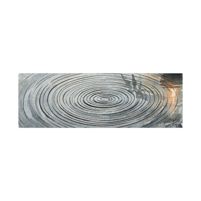 Water Ripple Sumi E Canvas Art | Calm Zen Art