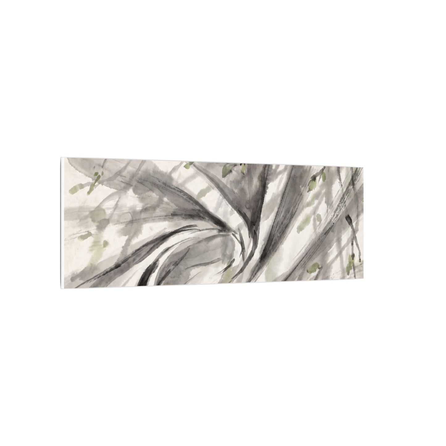 Silk Drape Spring Canvas Art | Zen Contemplative Design