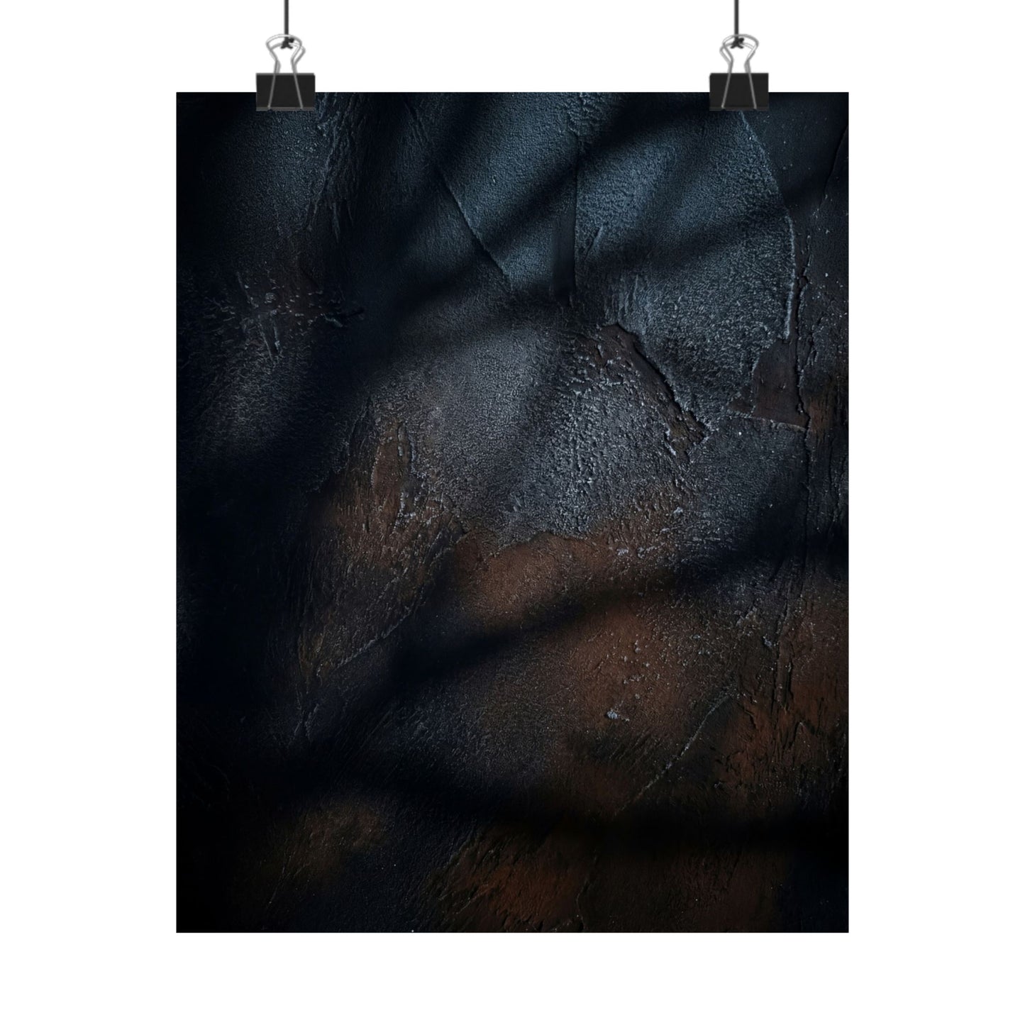 Shadow Play Wall Art Print | Winter Dark Japandi Moody Minimal Art Art Print