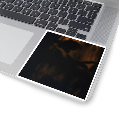 Shadow Play Sticker | Summer Dark Japandi Moody Minimal Art Art Print