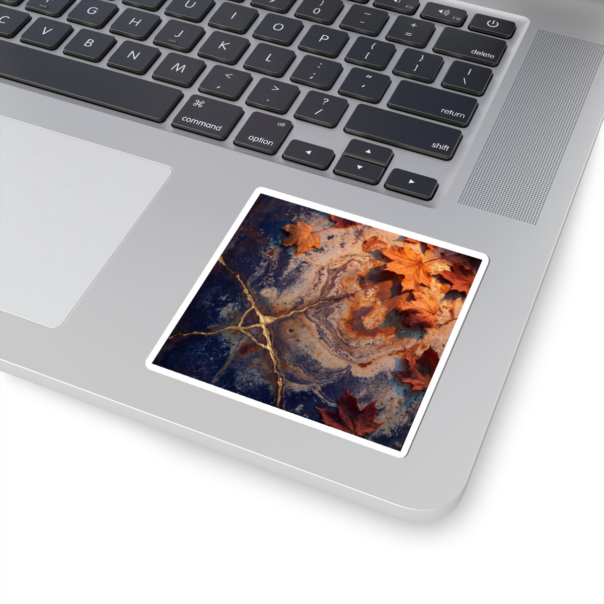 Rust Patina Gold Vein Sticker | Resilient Kintsugi Art Art Print