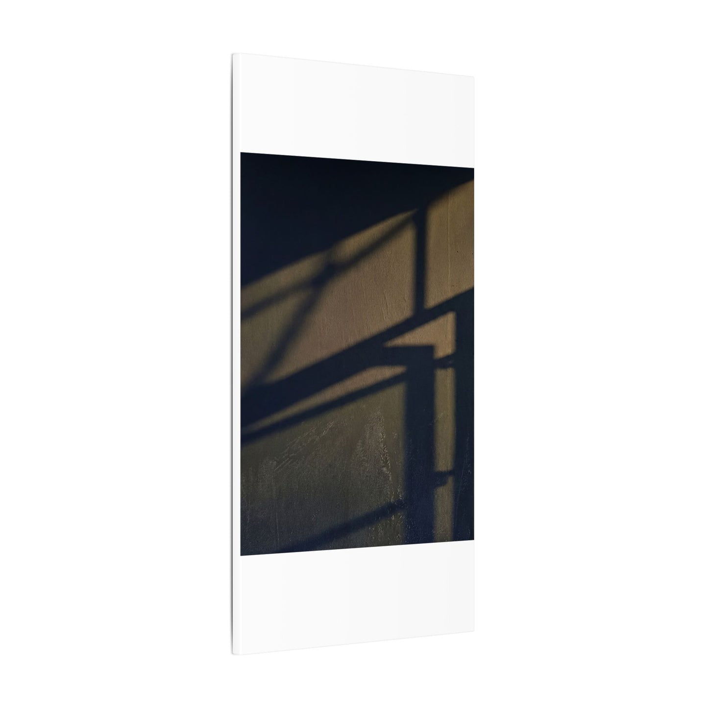Sophisticated Shadow Play Canvas Art - Moody Minimal Dark Japandi