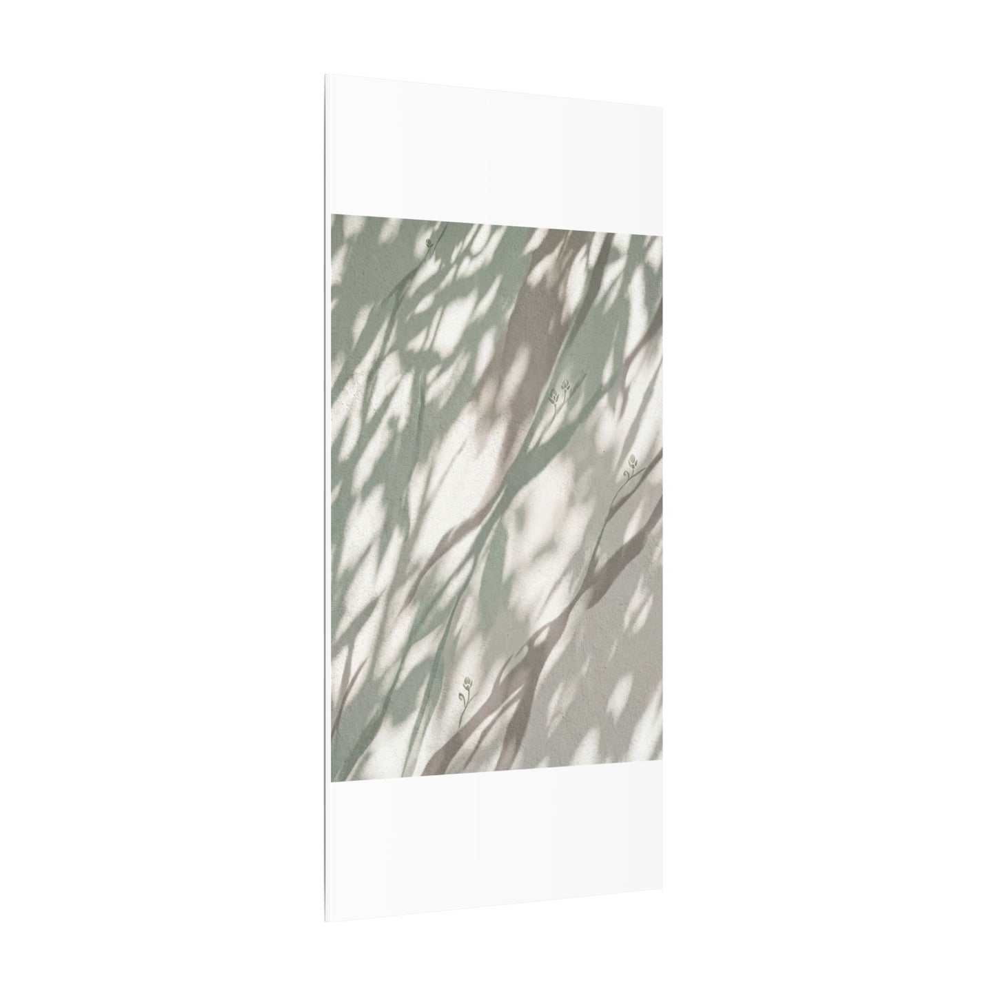 Japandi Shadow Play in Dappled | Japanese Pattern Canvas Art
