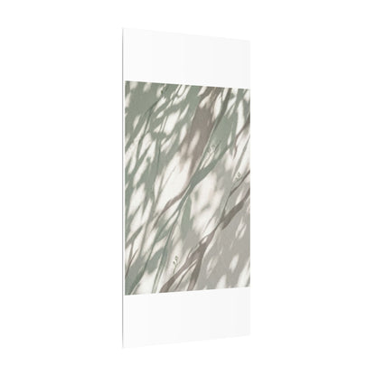 Japandi Shadow Play in Dappled | Japanese Pattern Canvas Art