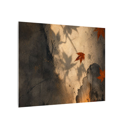 Shadow Play Texture Canvas Art | Neutral Japandi Art