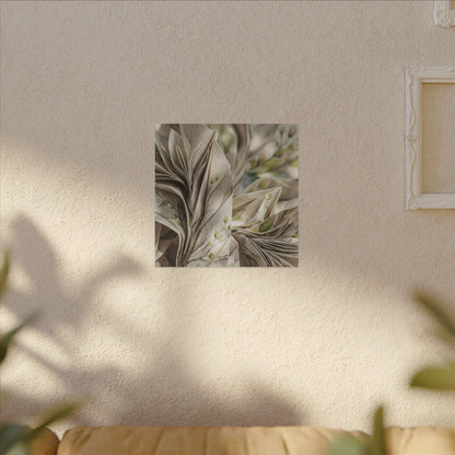 Fukinsei Paper Fold Canvas Art - Japandi Watercolor