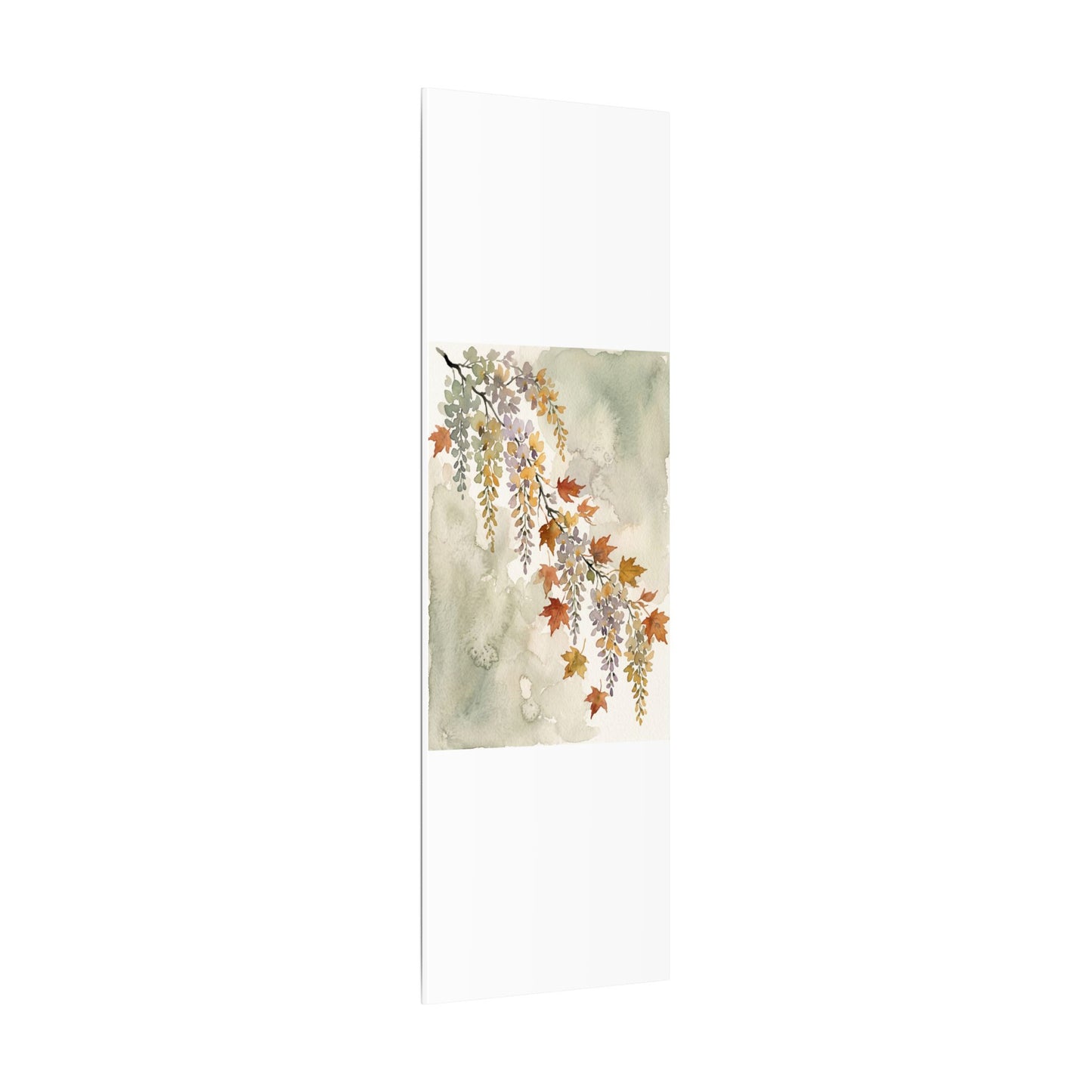 Ma Wisteria Canvas Art - Japandi Watercolor