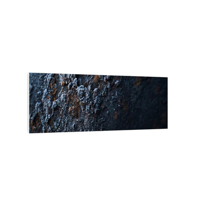 Rust Patina Canvas Art | Winter Dark Japandi Shadow Zen Art