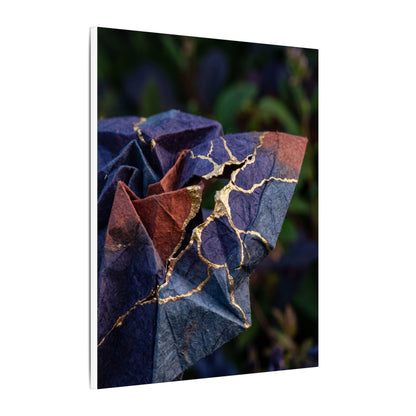 Philosophical Paper Fold Canvas Art - Gold Vein Kintsugi