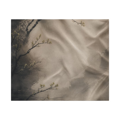 Silk Drape Canvas Art | Spring Japandi Japanese Pattern Art