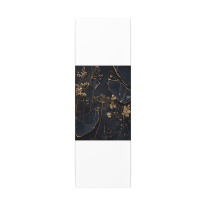 Philosophical Dried Flowers Canvas Art - Broken Beauty Kintsugi
