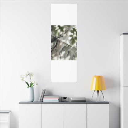 Spring Paper Fold Watercolor Canvas Art | Warm Decor