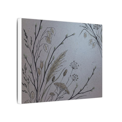 Spring Dried Flowers Japanese Pattern Canvas Art | Cozy Decor