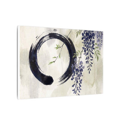 Wisteria Enso Canvas Art | Serene Zen Art