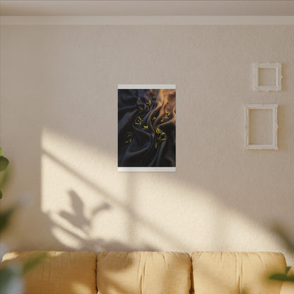 Spring Silk Drape Moody Minimal Canvas Art | Luxurious Decor