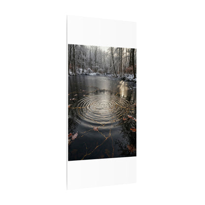 Water Ripple Broken Beauty Canvas Art | Artful Kintsugi Art