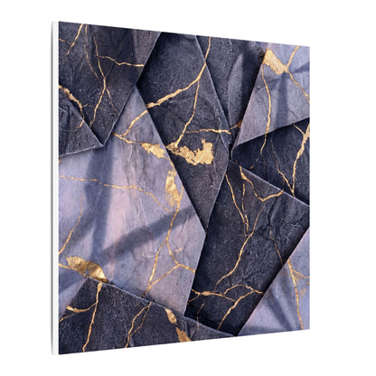 Seijaku Paper Fold Canvas Art - Kintsugi Gold Vein